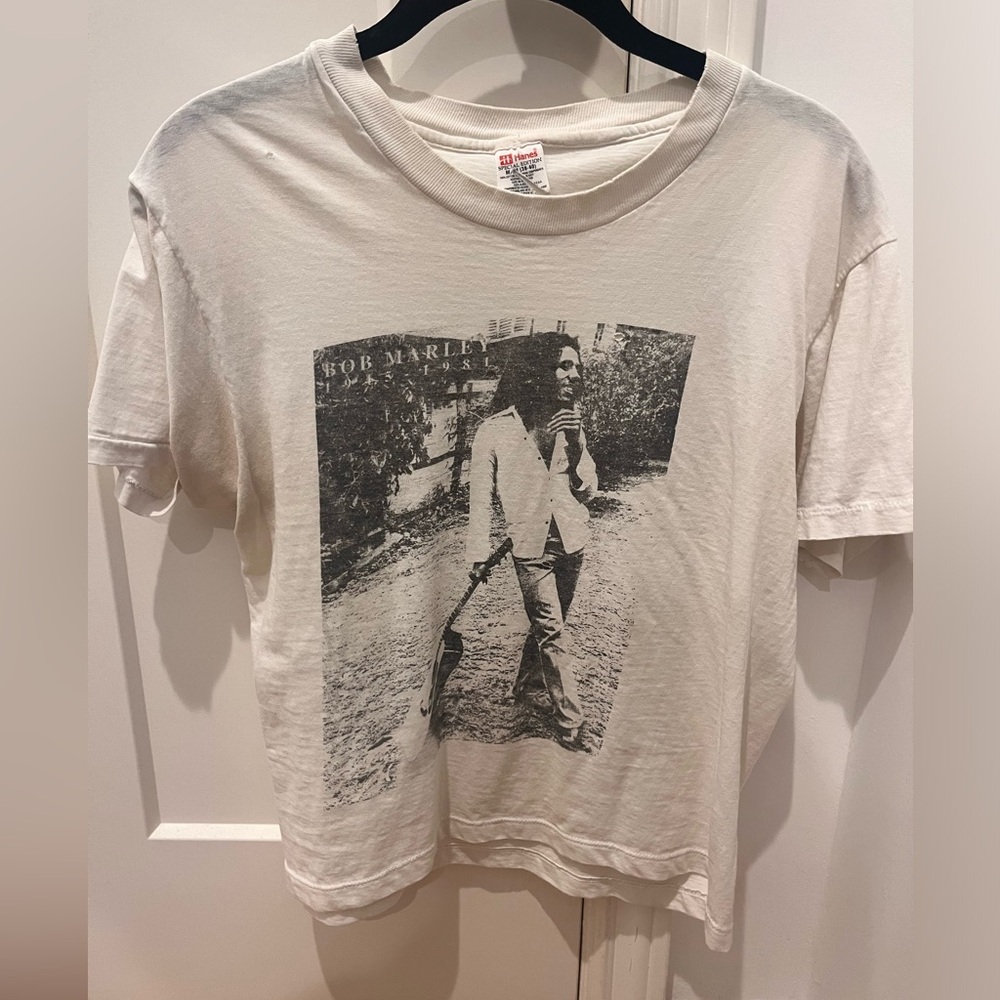 Vintage 80s Bob Marley tshirt